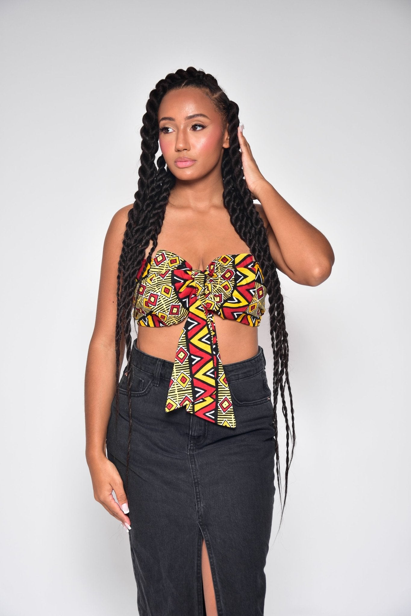 Crop top en wax - THEA - makomie