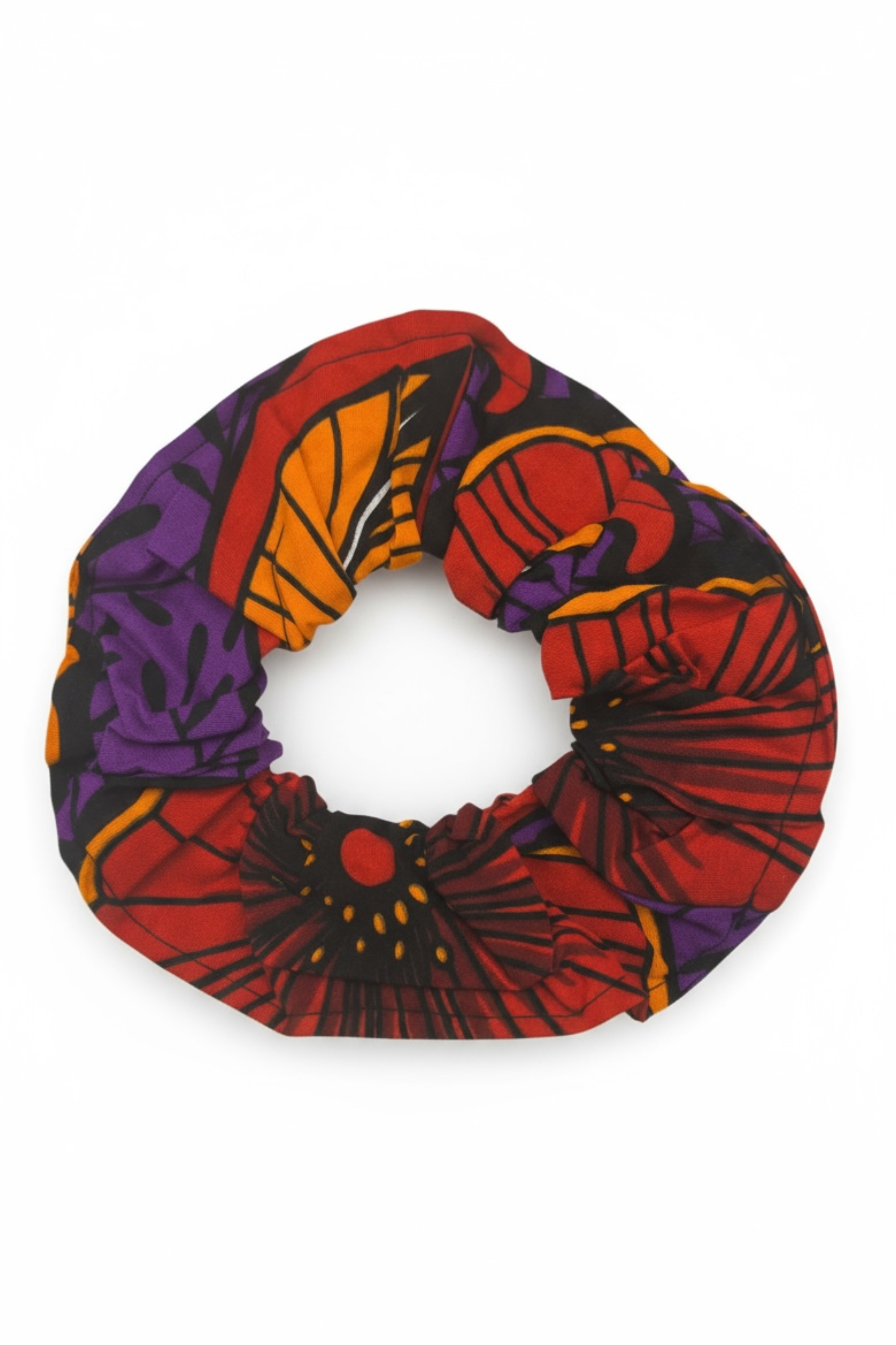 Chouchou NENE en wax africain, fait main, 100% coton