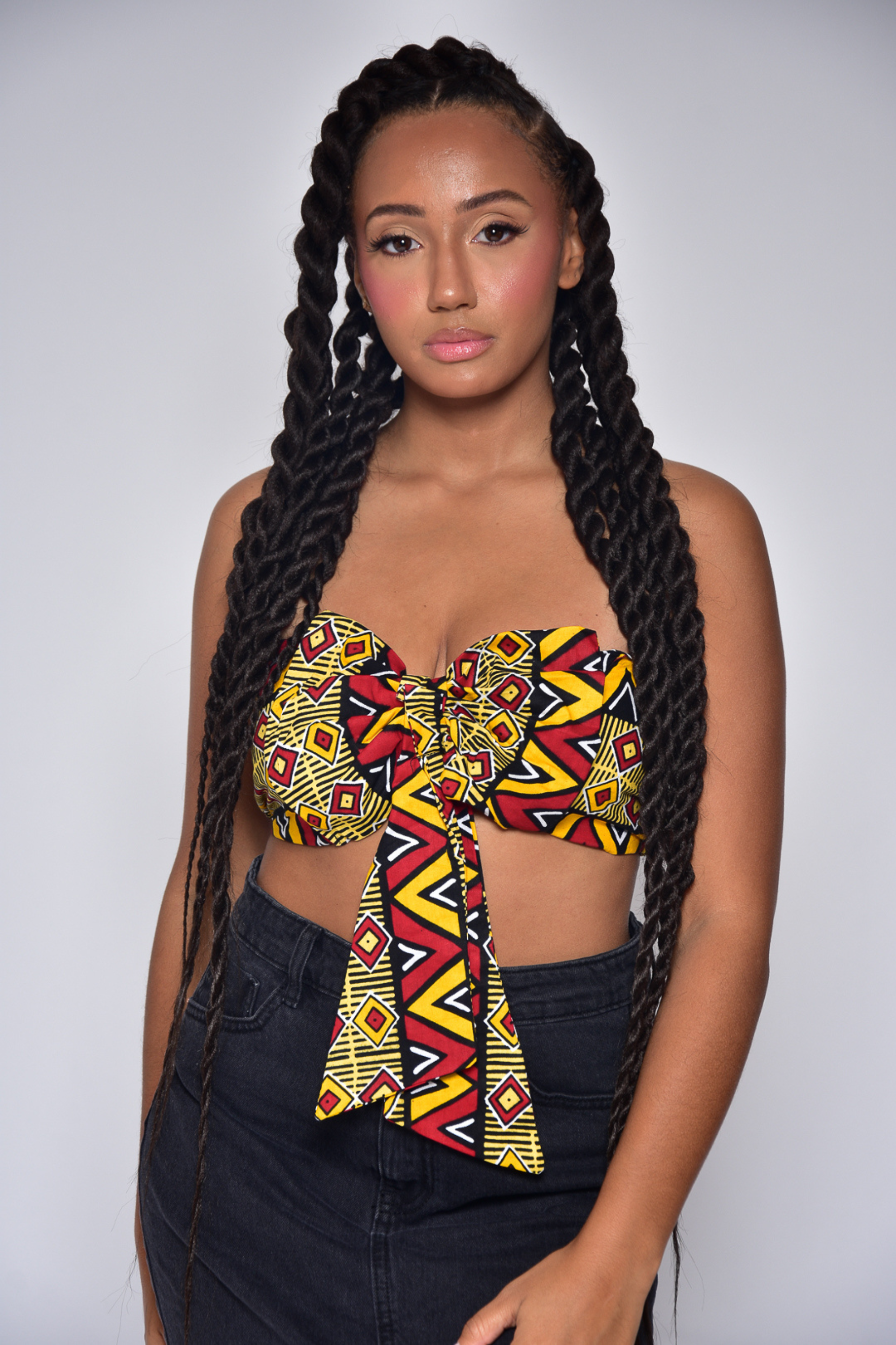Crop top en wax - THEA - makomie