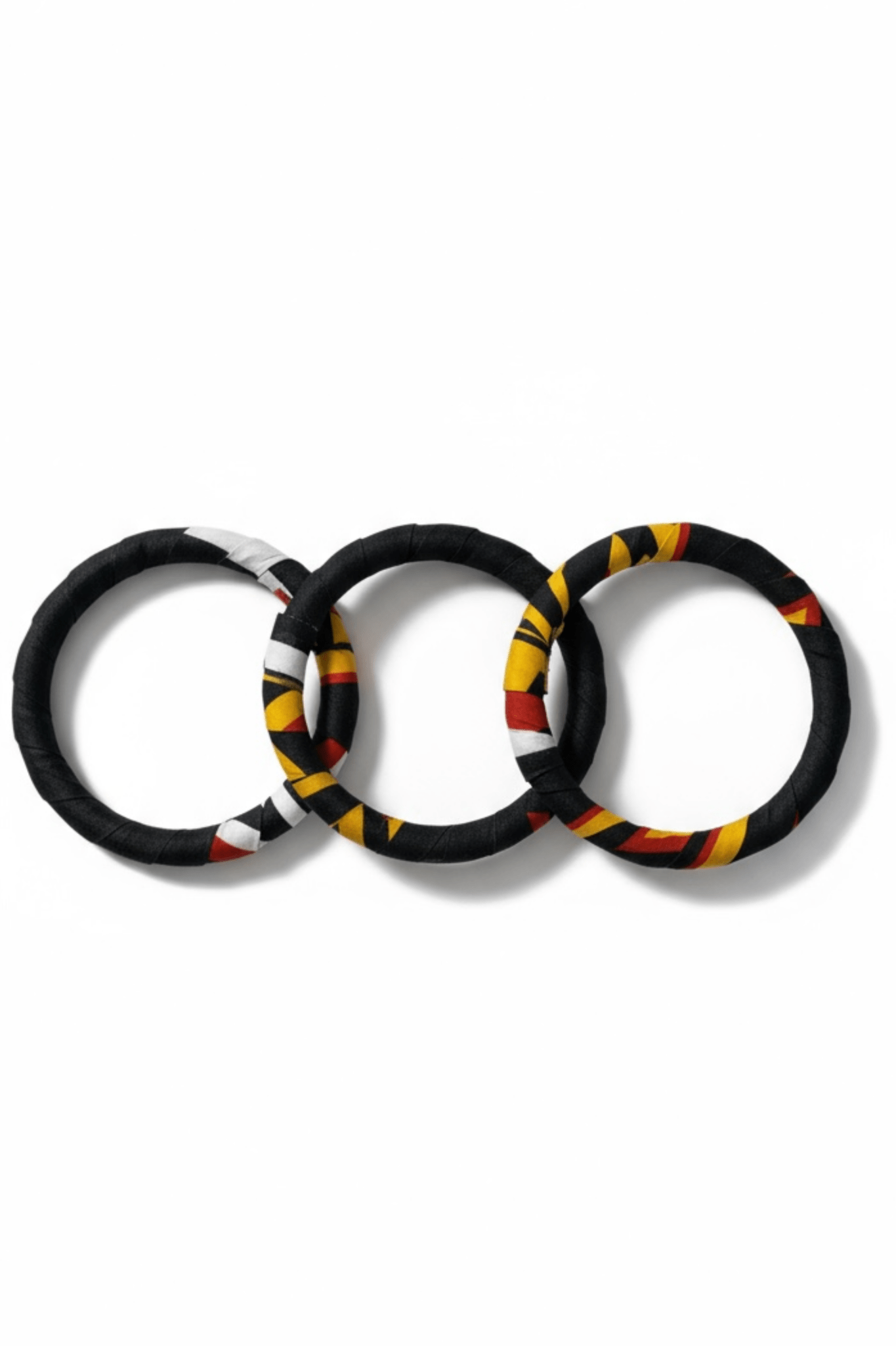 Bracelets Adja – Lot de 3 bracelets en wax fait main - makomie