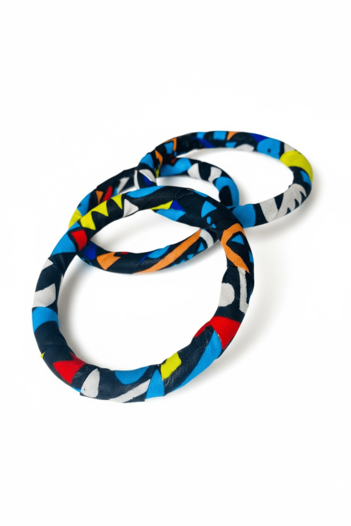 Bracelets Nomi faits main – Lot de 3 bracelets en wax multicolores - makomie