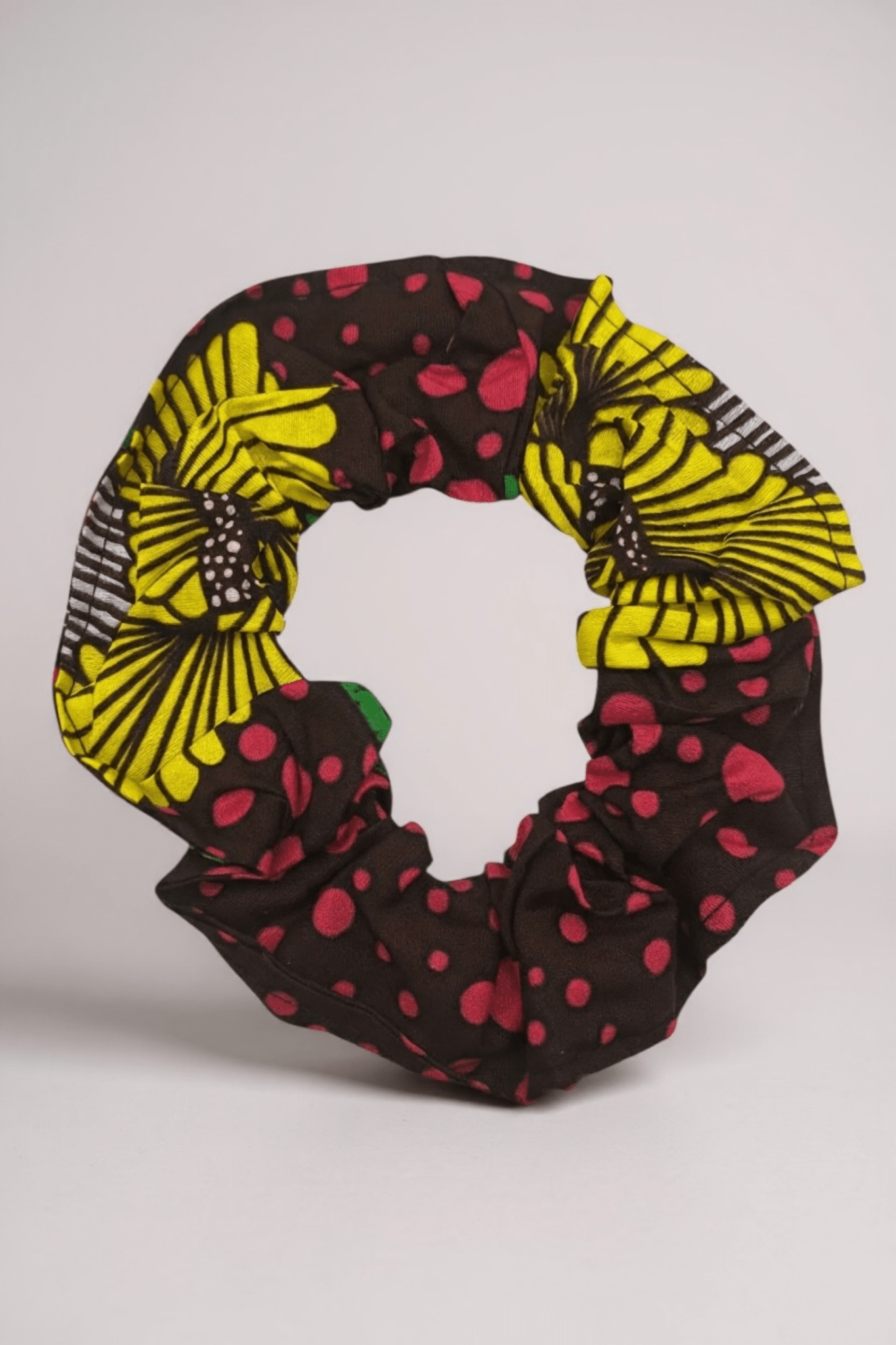 Chouchou Ketia fait main– Élastique pour cheveux en wax - makomie