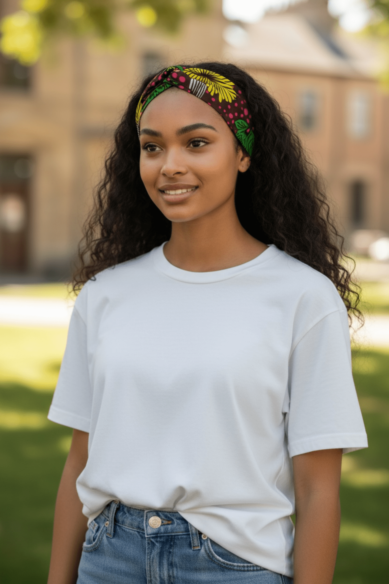 Bandeau Ketia – Serre - tête en wax fait main - makomie