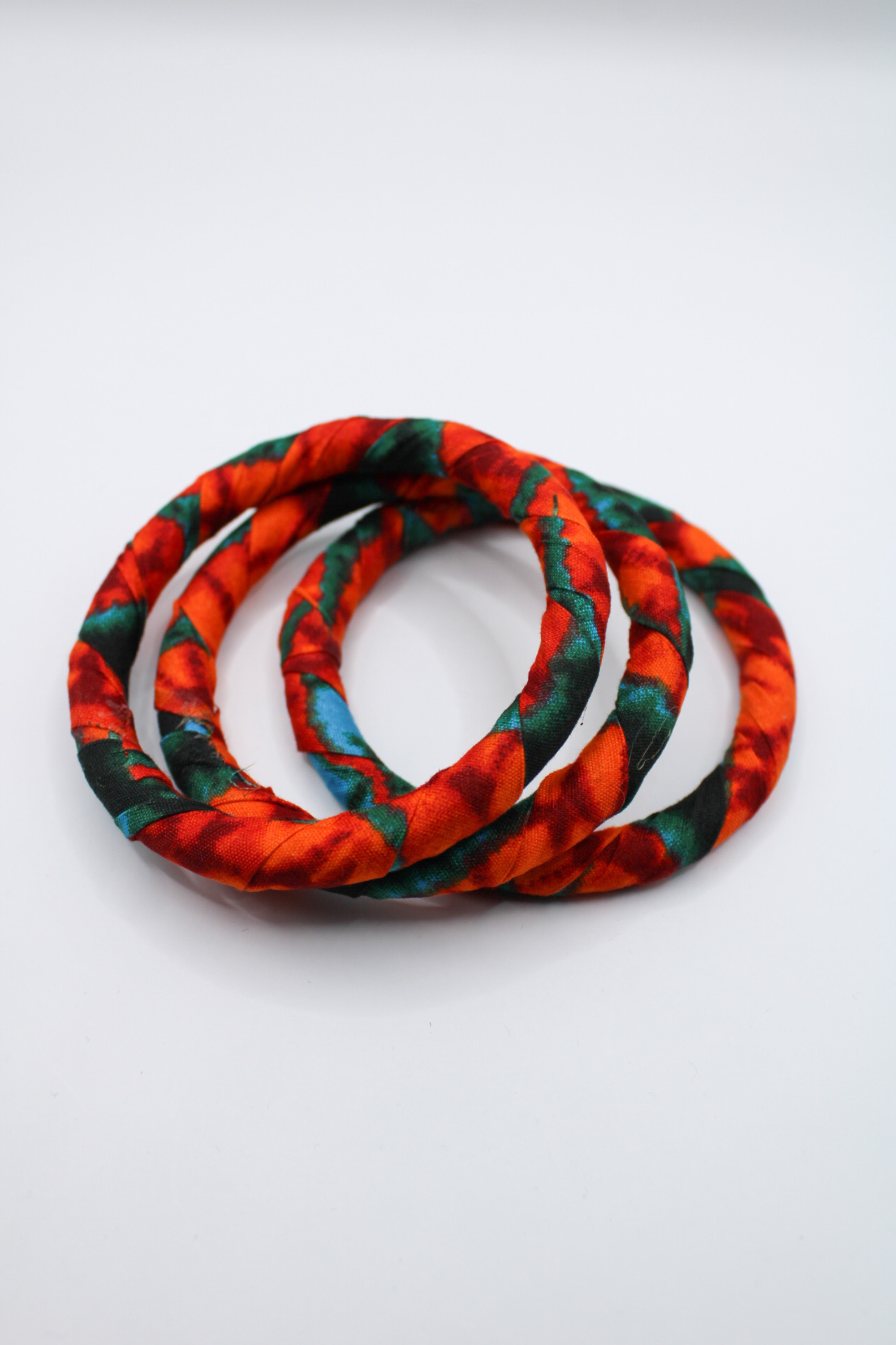 Lot de 3 bracelets orange