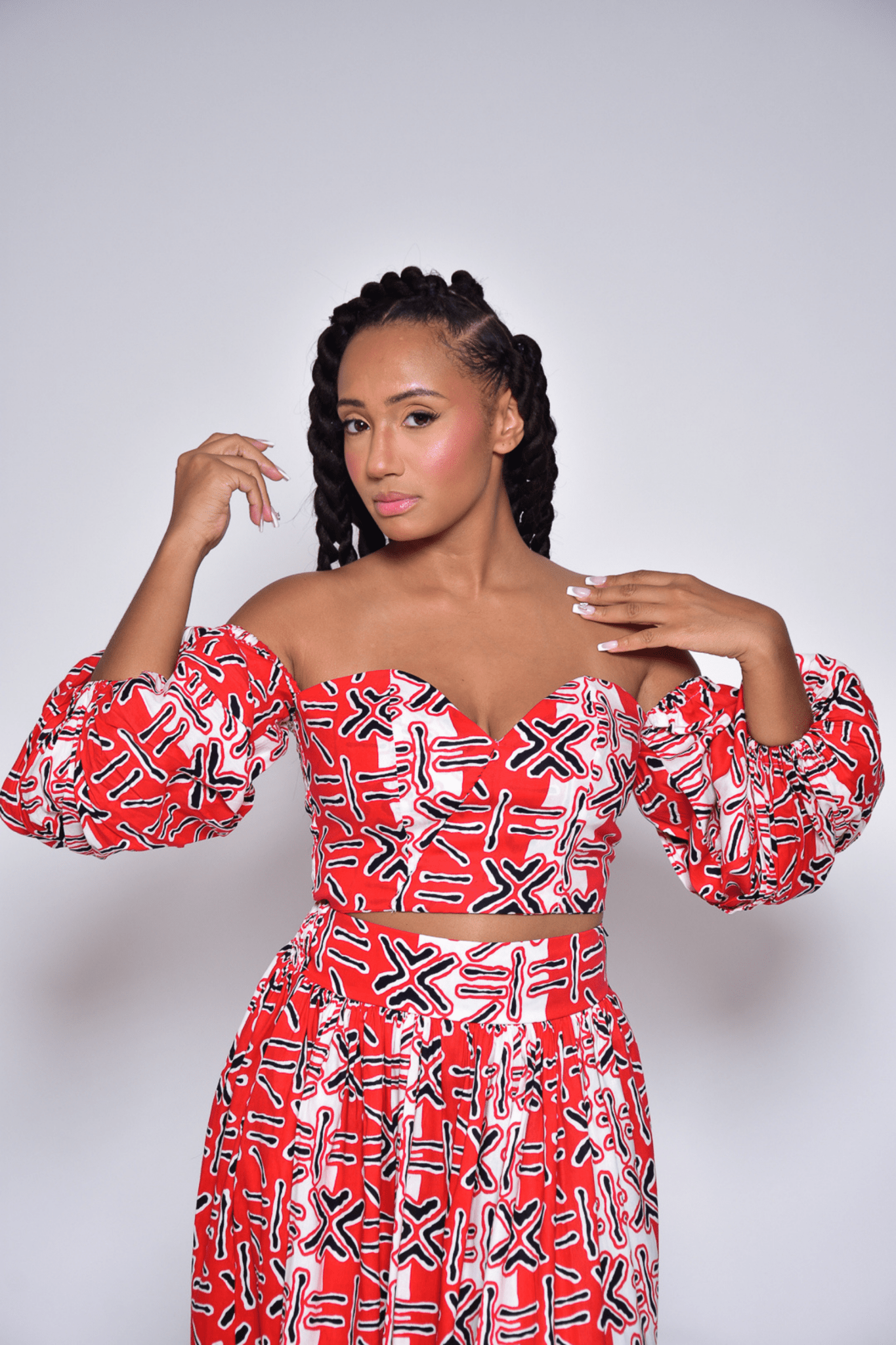 Haut court en wax - LOLA - makomie