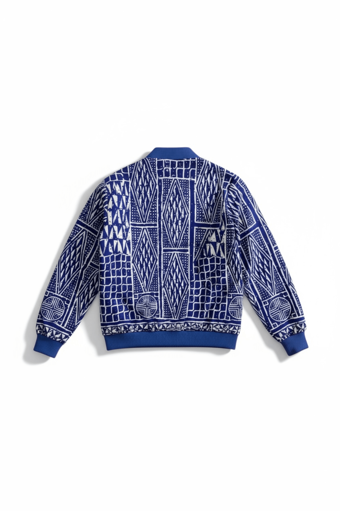 Bomber SÉNÉ en wax, veste artisanale 100% coton - makomie